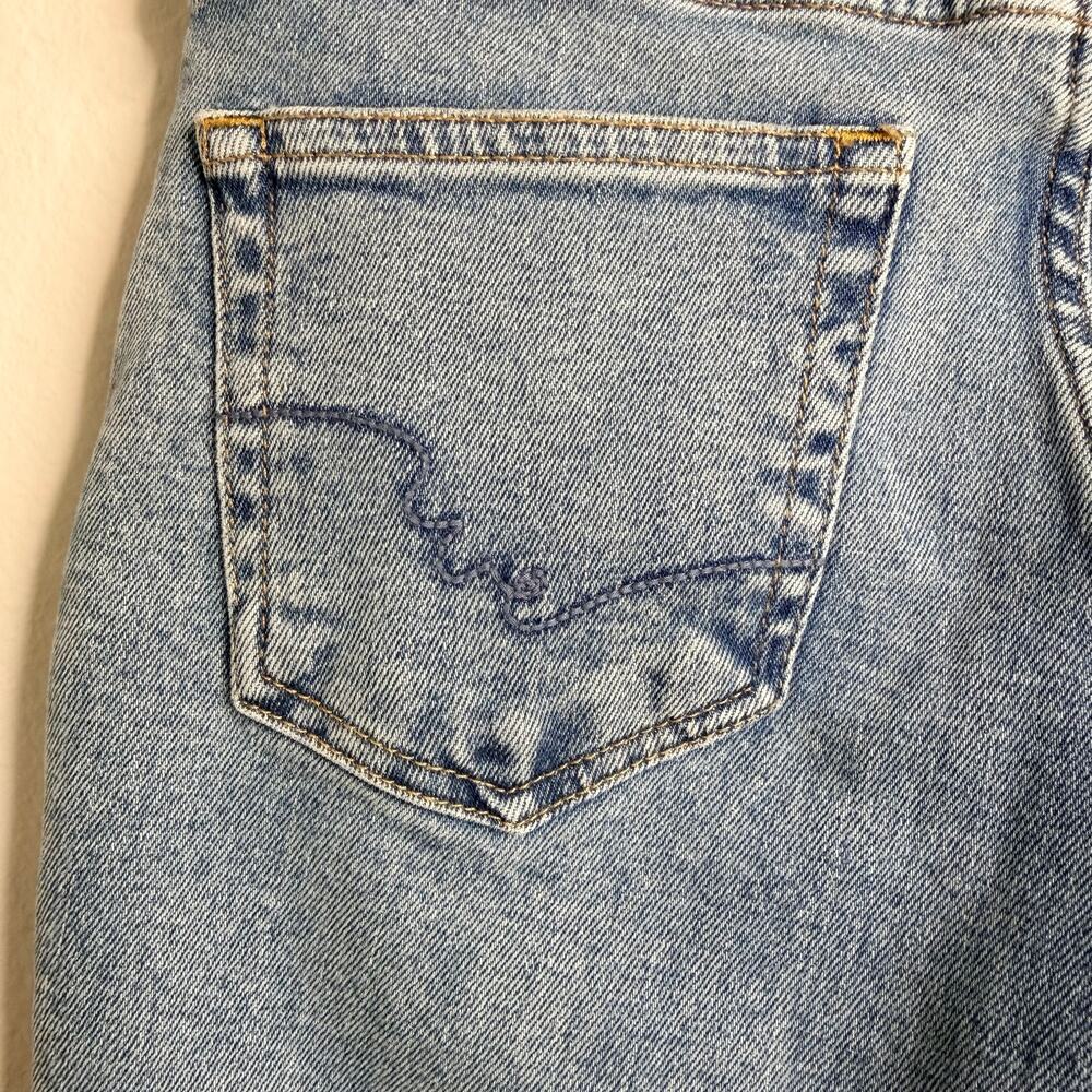Free People flare pants low-rise jeans stretchy boho bell bottoms 26 - Picture 8 of 9